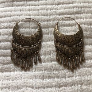 Forever 21 Gold Boho Earrings